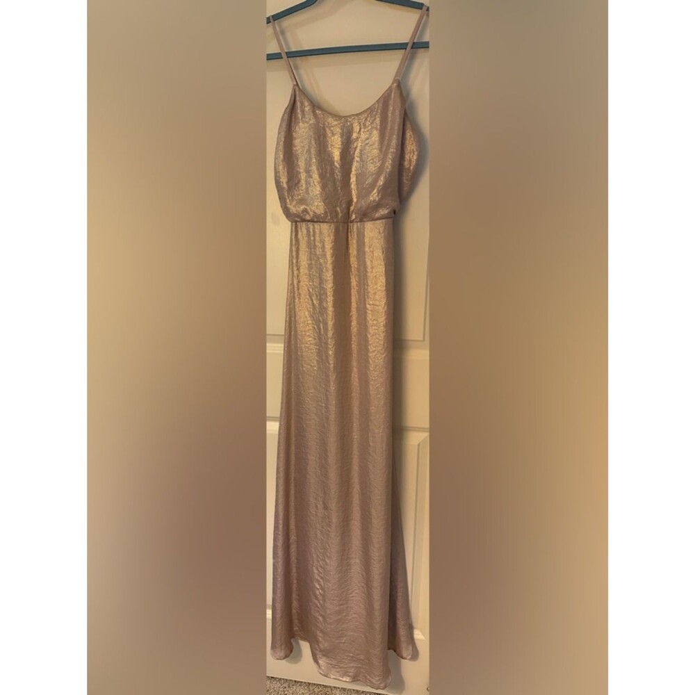 nouvelle amsale Champagne Maxi Ball Gown Women's Sz XS